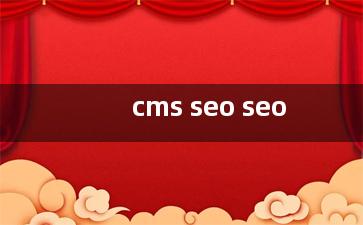 cms seo seo